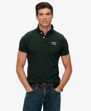 Vintage Athletic Embroidered Polo Shirt