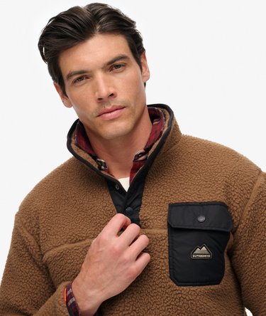Fuji Fleece Half Popper Jumper Image 4
