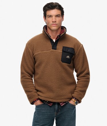 Fuji Fleece Half Popper Jumper Image 1