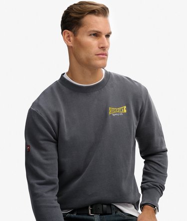 Heritage Tab Loose Crew Sweatshirt Image 2