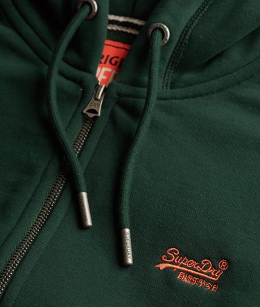 Essential Logo Half Brushed Zip Hoodie Image 6