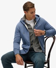 Essential Logo Half Brushed Zip Hoodie