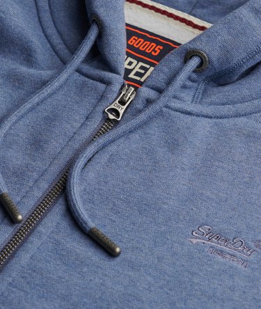 Essential Logo Half Brushed Zip Hoodie Image 6