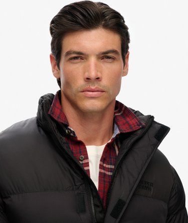 Non Hooded Tech Padded Jacket Image 4