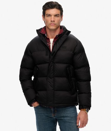 Non Hooded Tech Padded Jacket Image 5