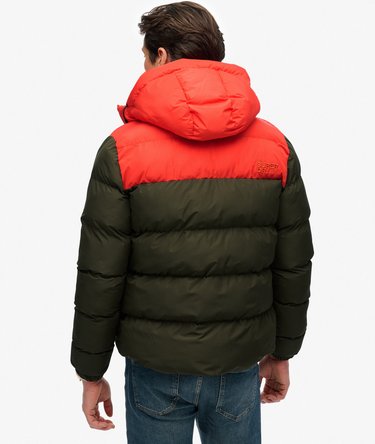Colourblock Hooded Puffer Jacket Image 6