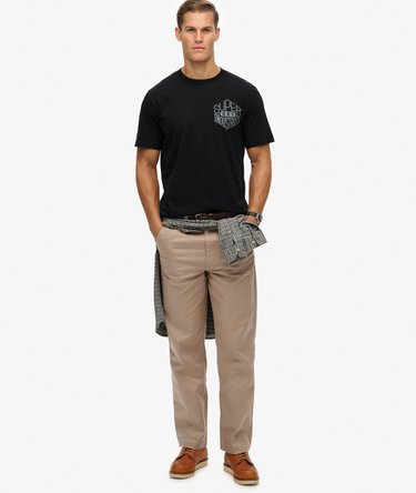 Work Logo Loose T-Shirt Image 3