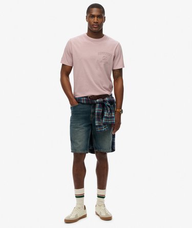 Athletic Embossed Relaxed T-Shirt Image 2
