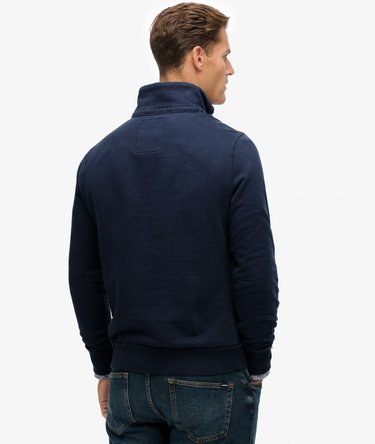 Vintage Athletic Henley Sweatshirt Image 5