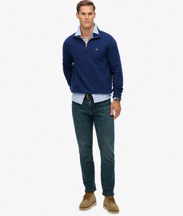 Preppy Half Zip Jumper Image 3