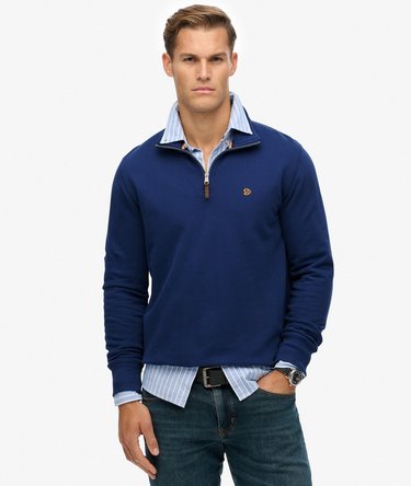 Preppy Half Zip Jumper Image 1