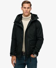 Kapuzen-Windbreaker mit Stickerei