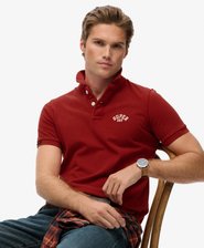 Vintage Athletic Embroidered Polo Shirt