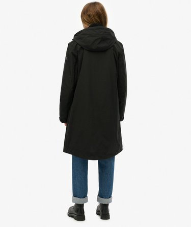 Hooded Longline Shell Parka Image 6