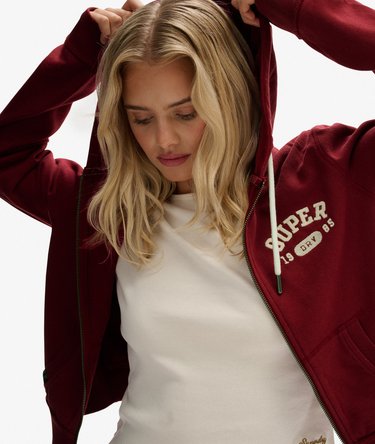 Athletic Essentials Relaxed Crop Zip-hoodie Image 2
