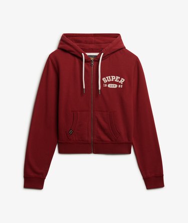 Athletic Essentials Relaxed Crop Zip-hoodie Image 6