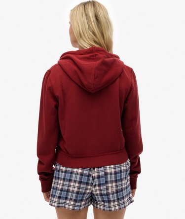 Athletic Essentials Relaxed Crop Zip-hoodie Image 5