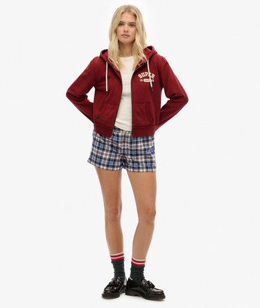 Athletic Essentials Relaxed Crop Zip-hoodie Image 3