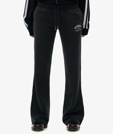 Athletic Embroidered Flare Joggers Image 4