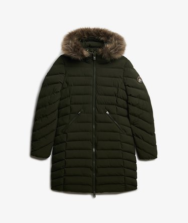 Fuji Faux Fur Hood Mid Length Image 8
