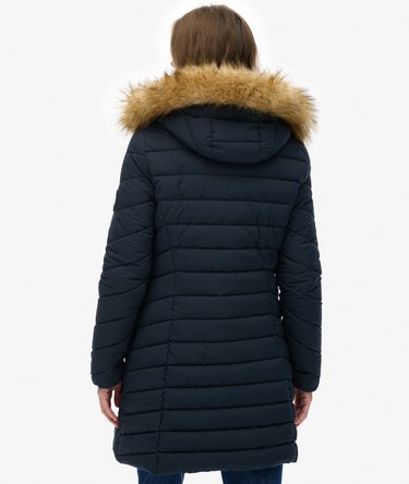 Fuji Faux Fur Hood Mid Length Image 7