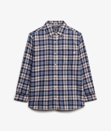 Kariertes Hemd aus Flanell im Boyfriend-Stil Image 7