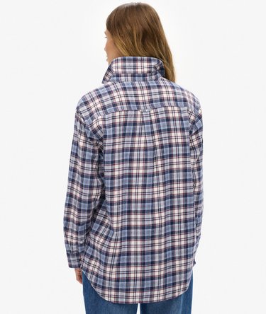 Kariertes Hemd aus Flanell im Boyfriend-Stil Image 5