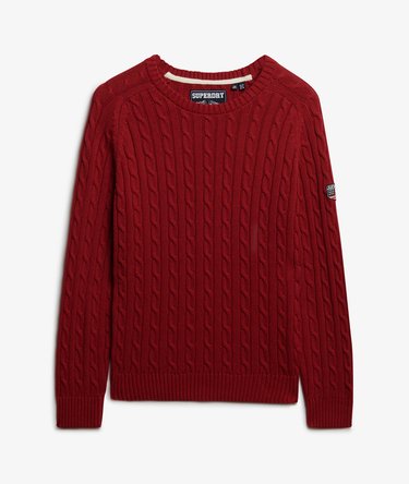 Slouchy Cable Knit Jumper Image 6
