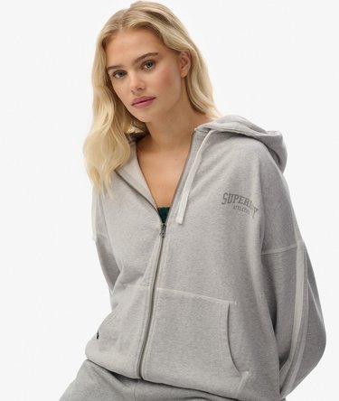 Athletic Essentials Relaxed Zip Hoodie Image 2
