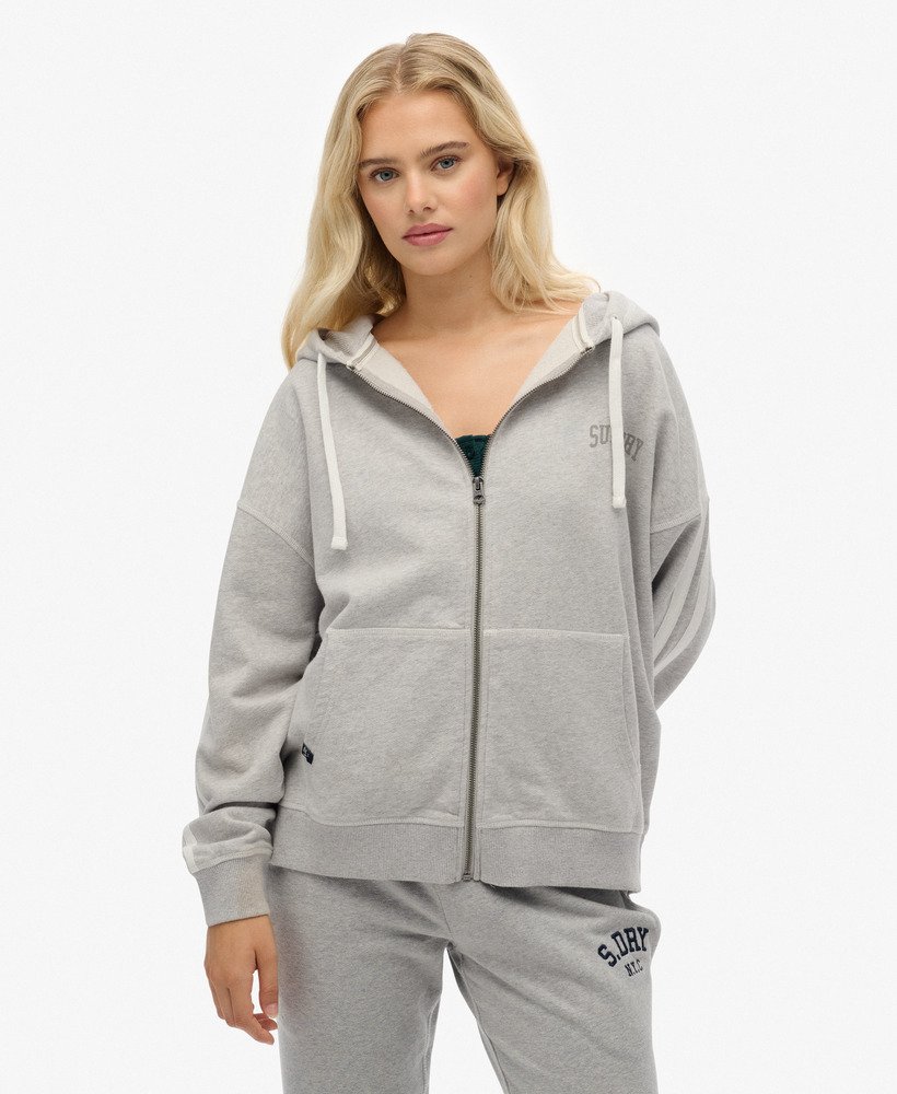 ELY Relaxed Full-Zip Hoodie