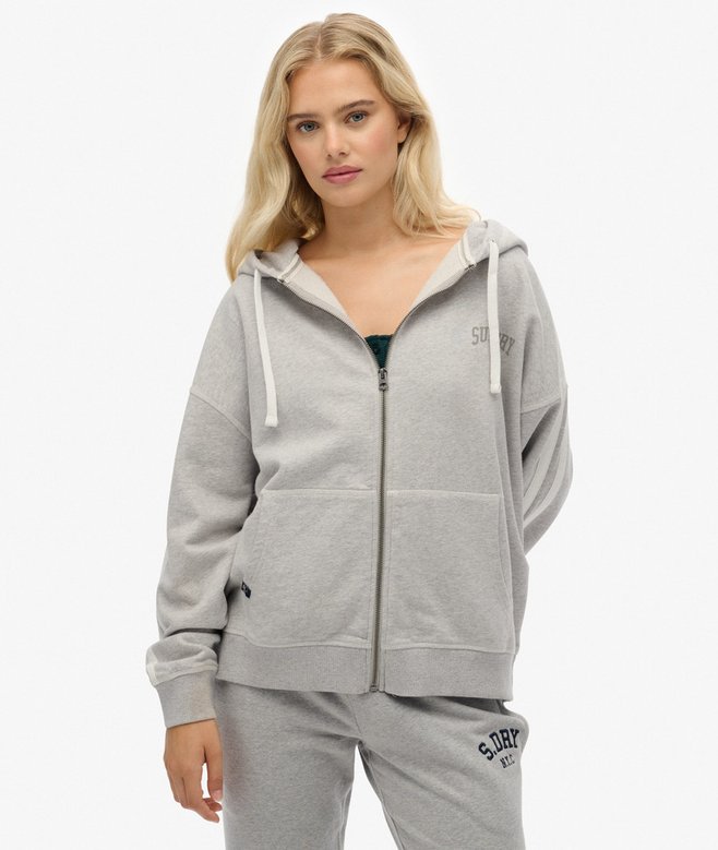 Athletic Essentials Relaxed Zip Hoodie