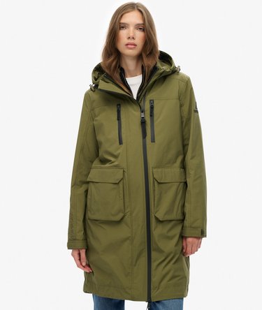 Hooded Longline Shell Parka Image 5