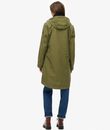 Hooded Longline Shell Parka Image 6