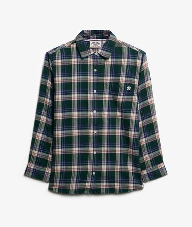 Kariertes Hemd aus Flanell im Boyfriend-Stil Image 6