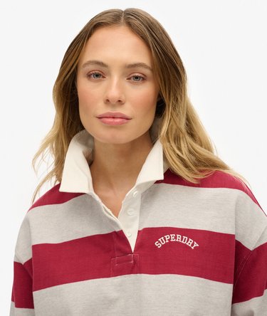 Athletic Essentials Stripe Rugby Top Image 4