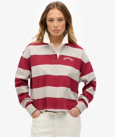 Athletic Essentials Stripe Rugby Top Image 1