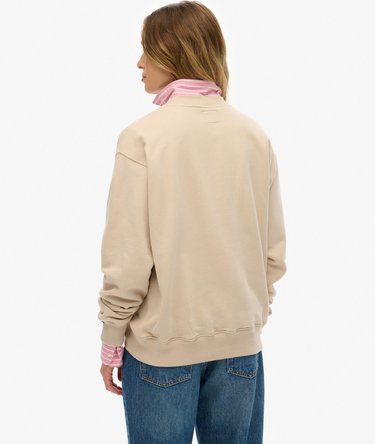 Sweatshirt Ample Col Rond Brand Mark Image 5