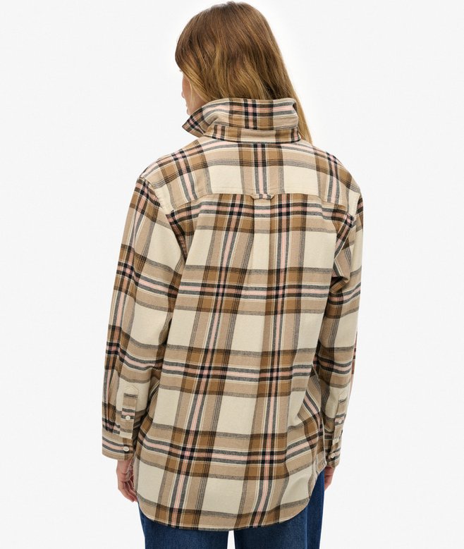 Check Flannel Boyfriend Shirt