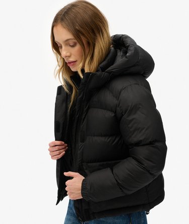 Hooded 5 Baffle Puffer Jacket Image 2