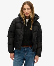 Hooded 5 Baffle Puffer Jacket