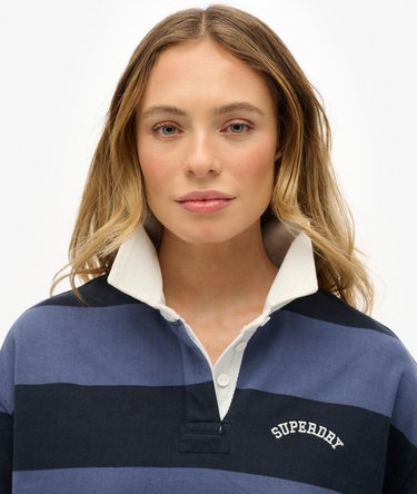 Athletic Essentials Stripe Rugby Top Image 4