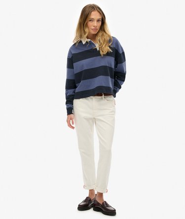 Athletic Essentials Stripe Rugby Top Image 3
