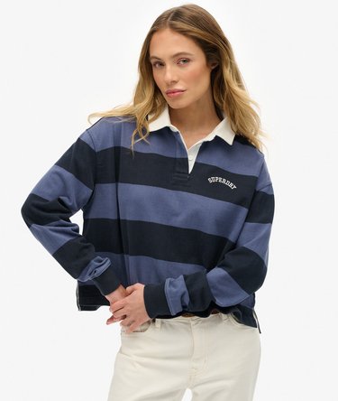 Athletic Essentials Stripe Rugby Top Image 1
