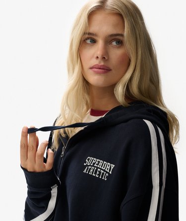 Athletic Essentials Relaxed Zip Hoodie Image 2