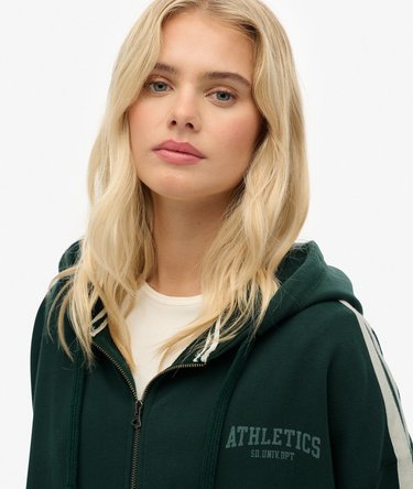 Athletic Essentials Relaxed Zip Hoodie Image 4