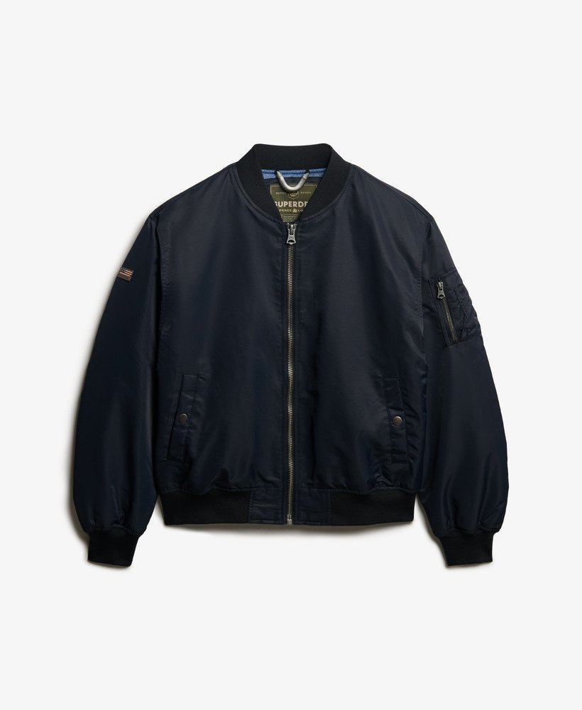 womens MA1 Bomber Jacket in Eclipse Navy | Superdry US