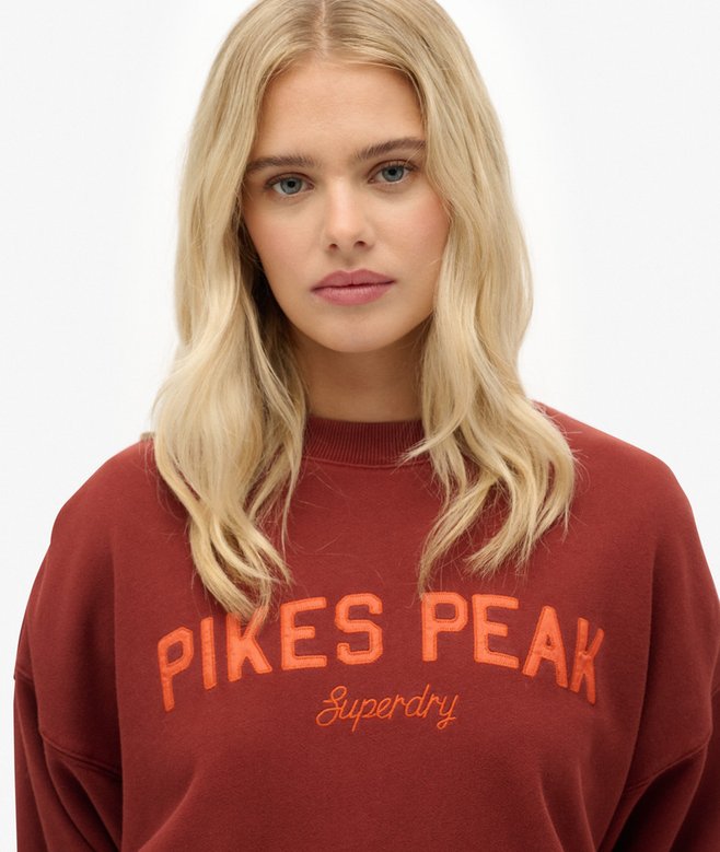 Outdoor Location Loose Crew Sweatshirt