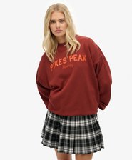Outdoor Location Loose Crew Sweatshirt