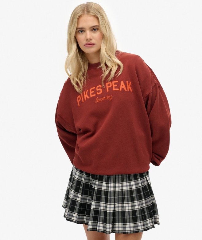 Outdoor Location Loose Crew Sweatshirt