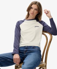 Essential Logo Long Sleeve Baseball Top